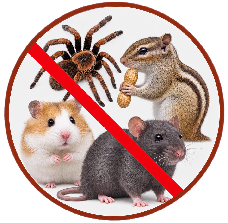 Cannot use with rodent pets